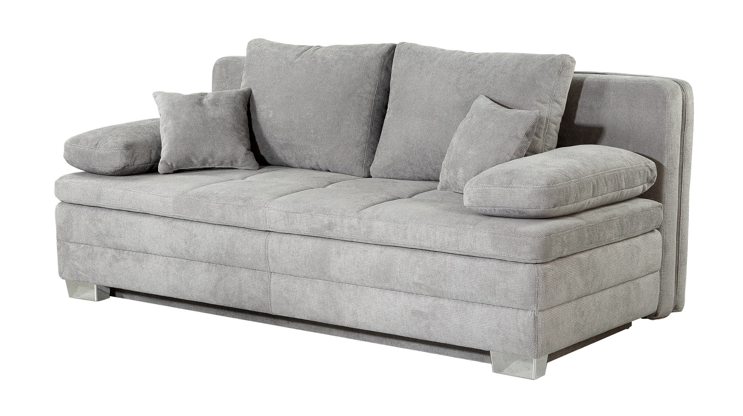 Die Möbelfundgrube® Schlafsofa LINDAU hellgrau 203 günstig online kaufen