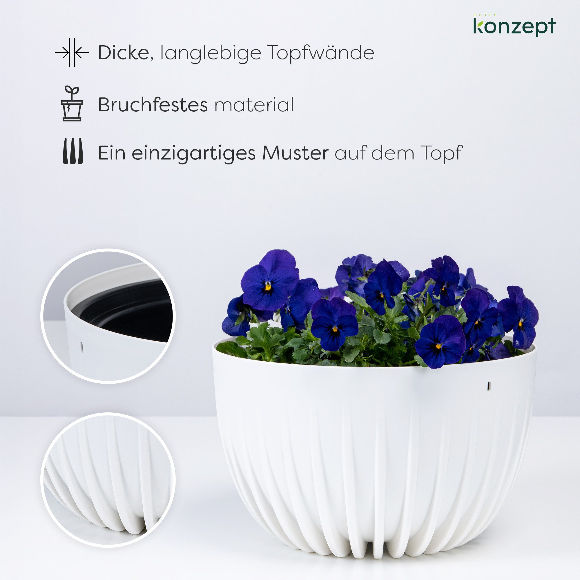 KONZEPT Dekohänger Blumenampel hängend mit Haken günstig online kaufen