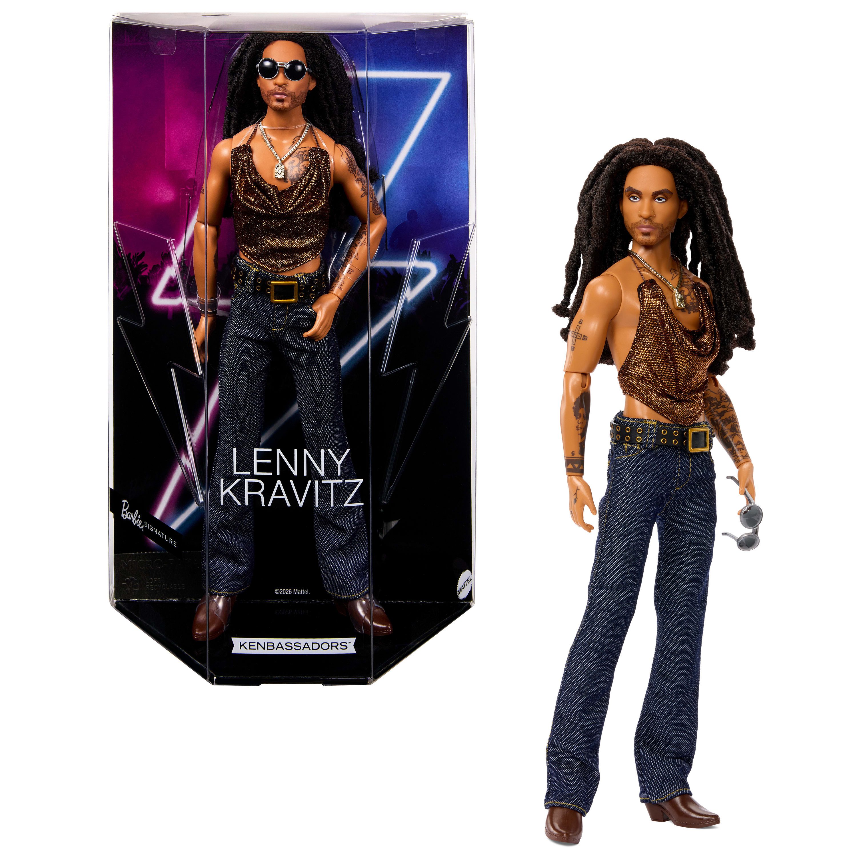 Barbie Anziehpuppe Barbie Signature Kenbassadors Lenny Kravitz, Sammlerpuppe