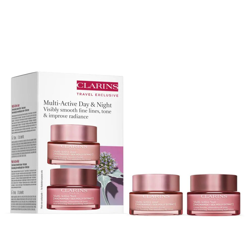 Clarins Hautpflege-Set Geschenkset mit multiaktiver Hautpflege Multi-Aktiv-Set