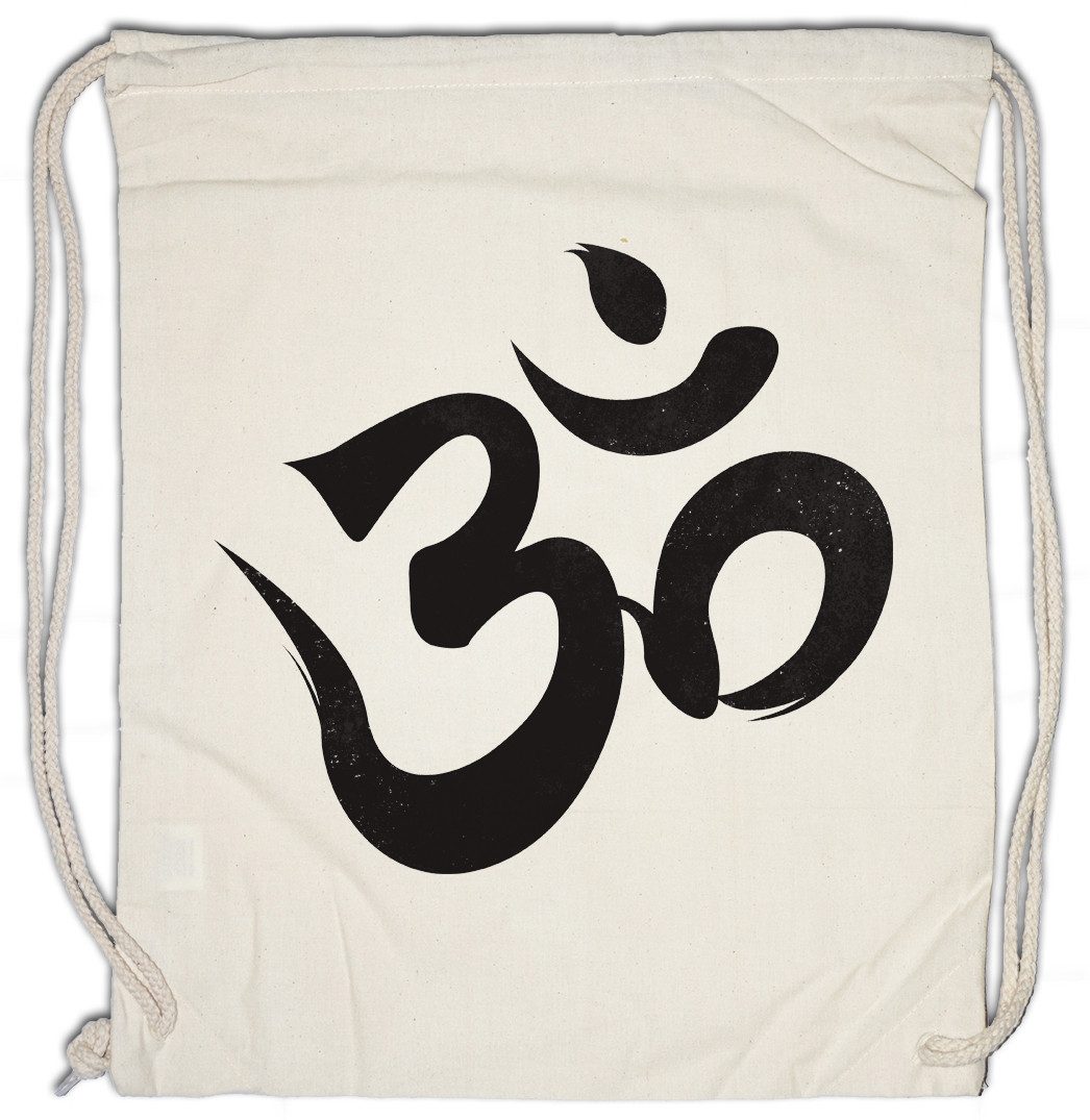 Turnbeutel Om Sign Logo Turnbeutel Indien ShIva Buddha Buddhismus Govinda