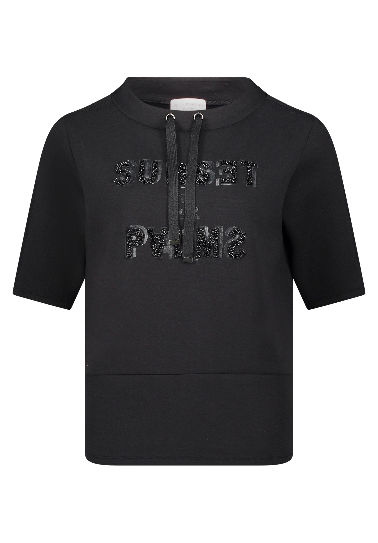 Betty Barclay Kurzarmshirt Damen mit Stehkragen (1-tlg)