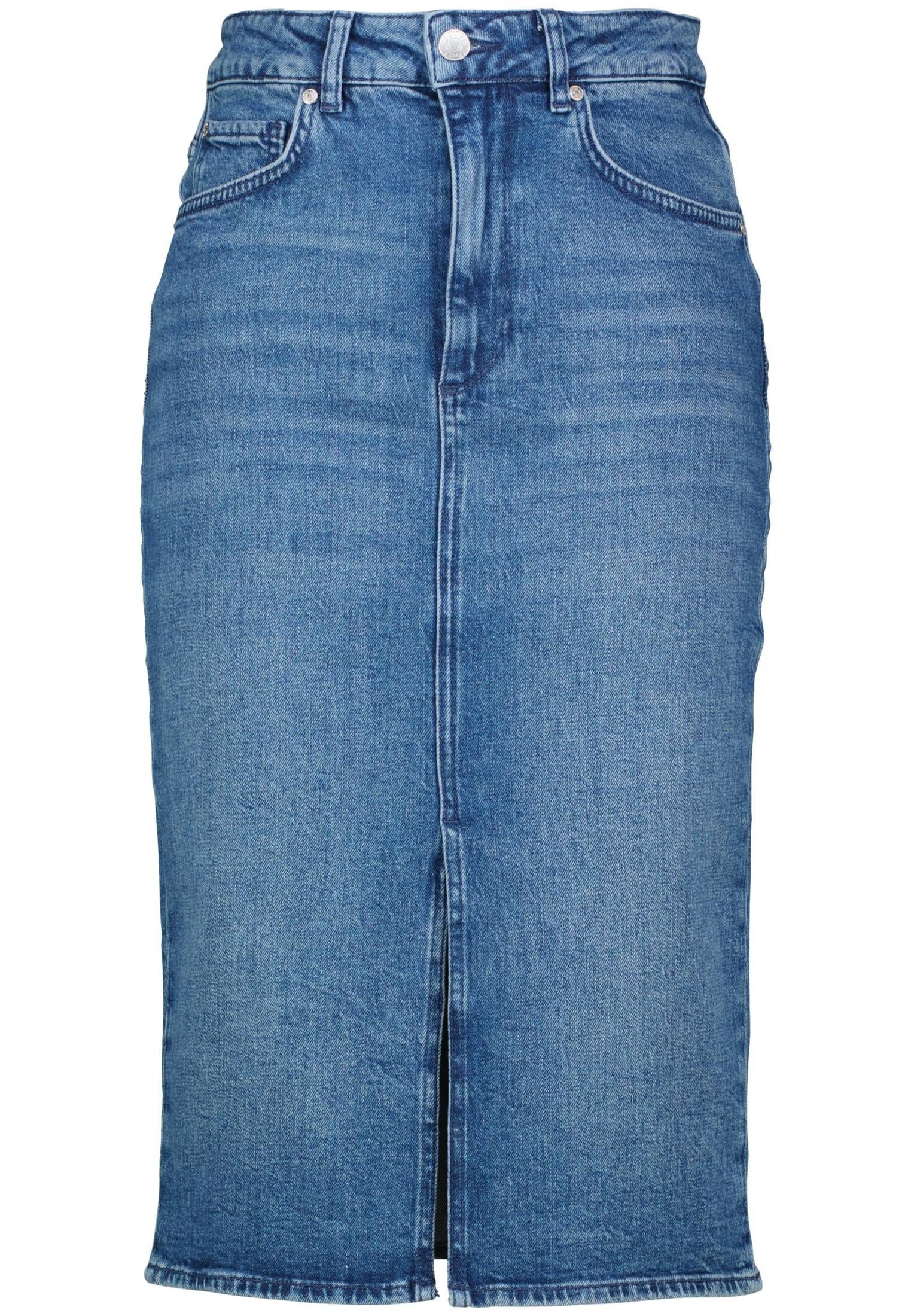 Jeansrock Damen Jeansrock Slim Fit