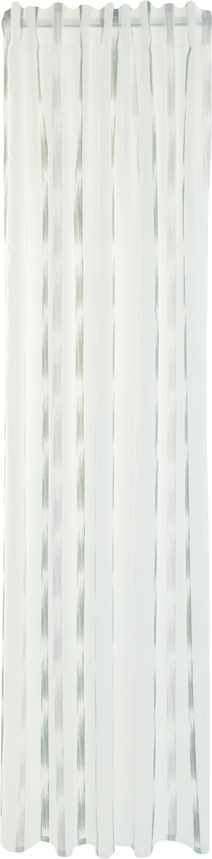 HOMING Gardine Steen (1 St), verdeckte Schlaufen, transparent, Scherli, Farbverlauf, Streifen, transparent, Wohnzimmer