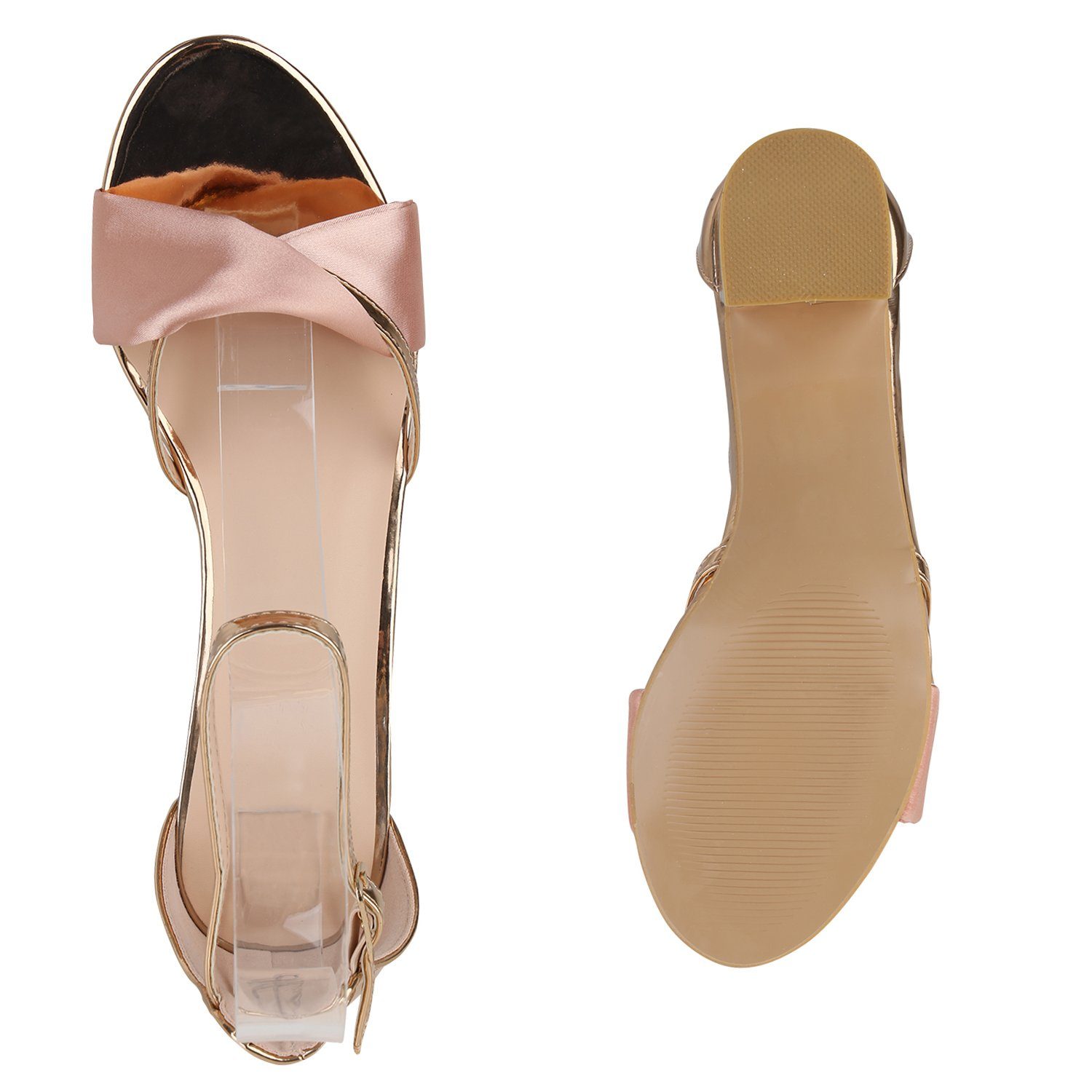 Rose Sandalette Bequeme 840123 Gold VAN HILL Schuhe