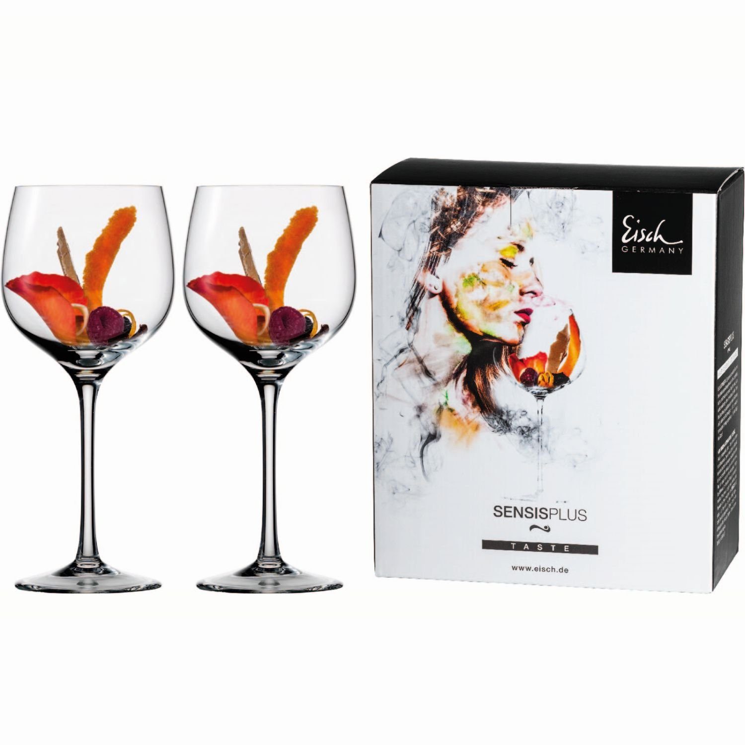 Eisch Germany Weinglas Superior SensisPlus Glas Großer Burgunder 500/11, Kristallglas, 2er Set