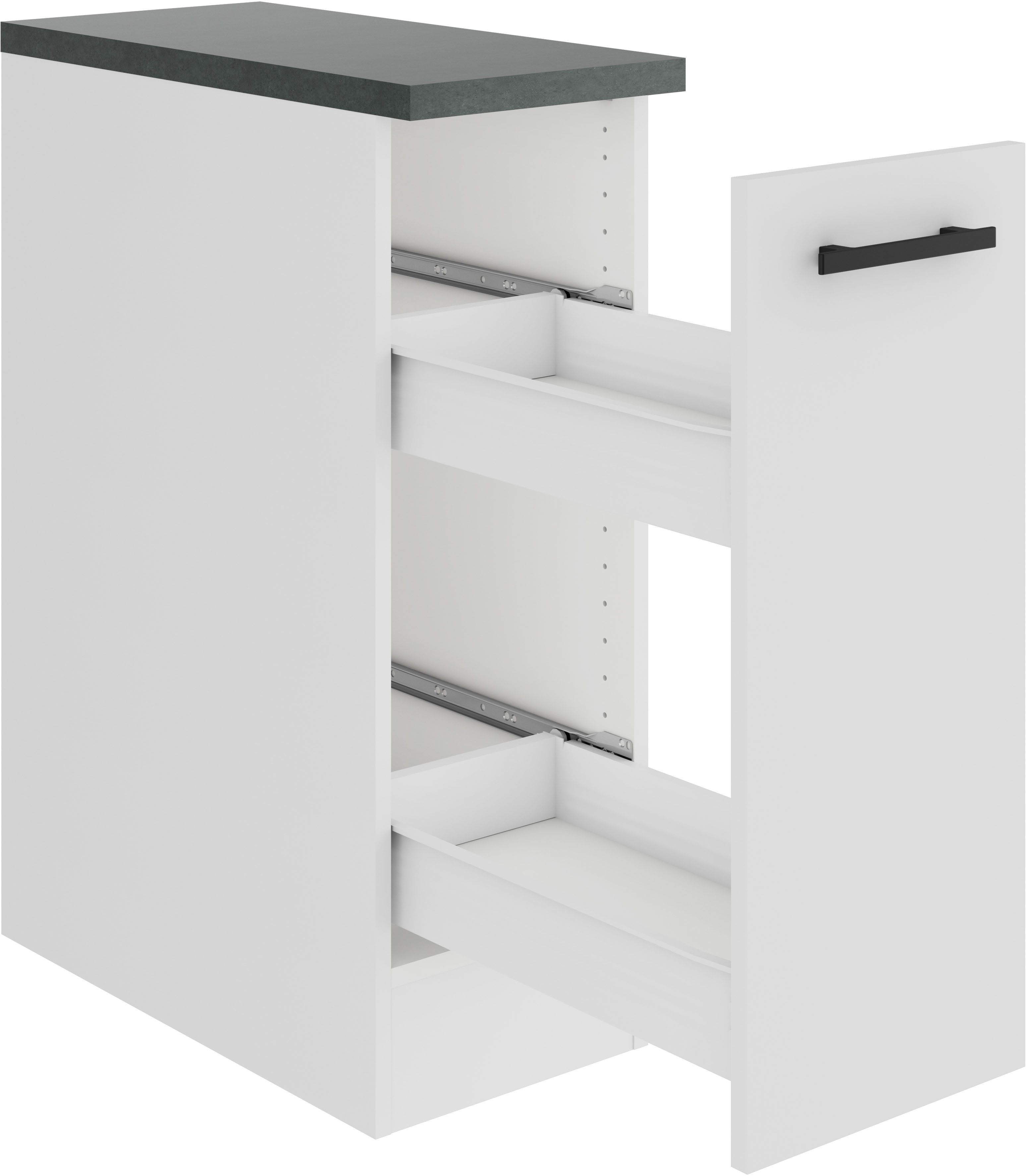 OPTIFIT Apothekerschrank Palma Breite 30 cm, Höhe 84,8 cm, Anbau-und Unterbau möglich
