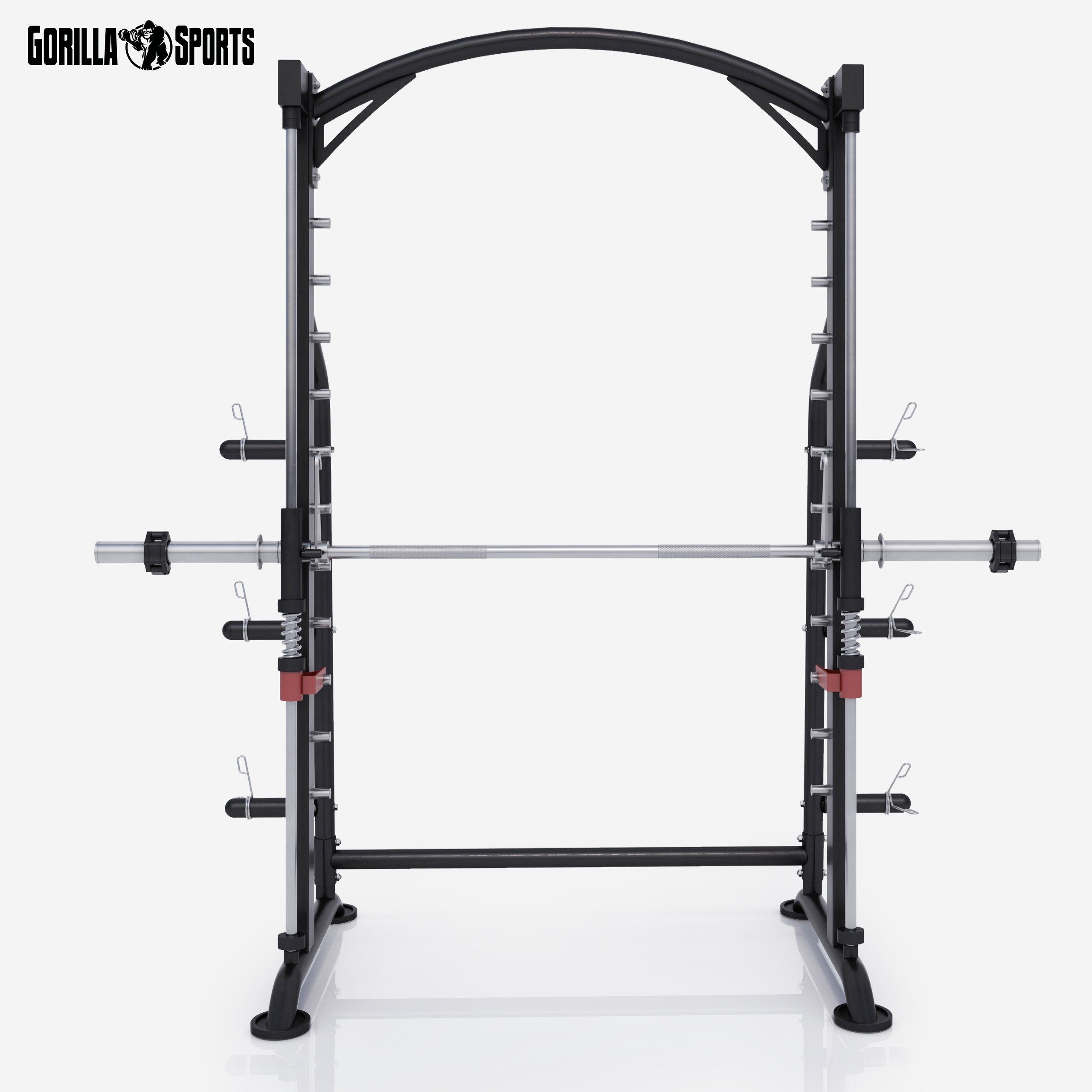 GORILLA SPORTS Squat Rack Multipresse Power Rack Schwarz, (1-tlg)