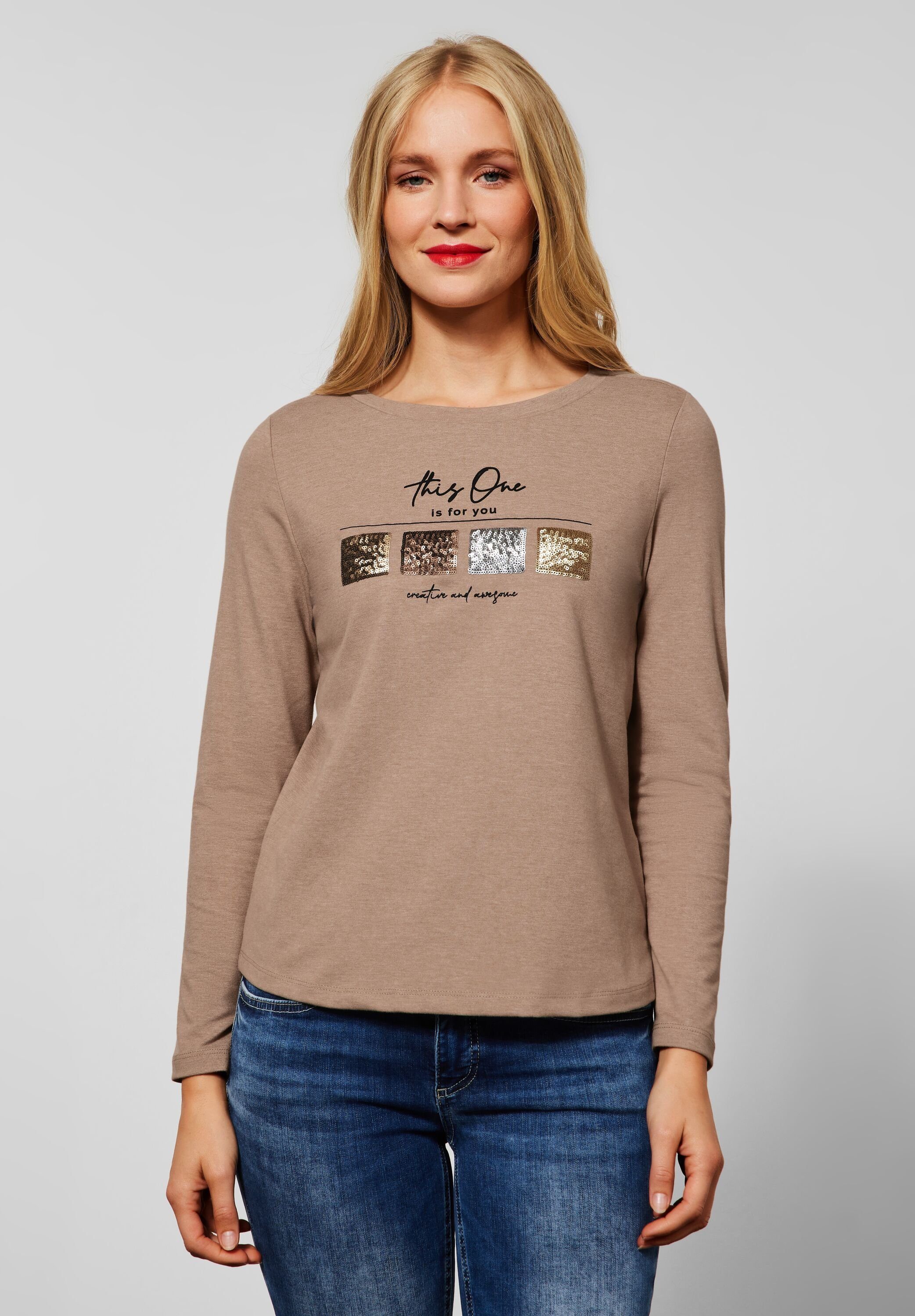 STREET ONE Langarmshirt günstig online kaufen