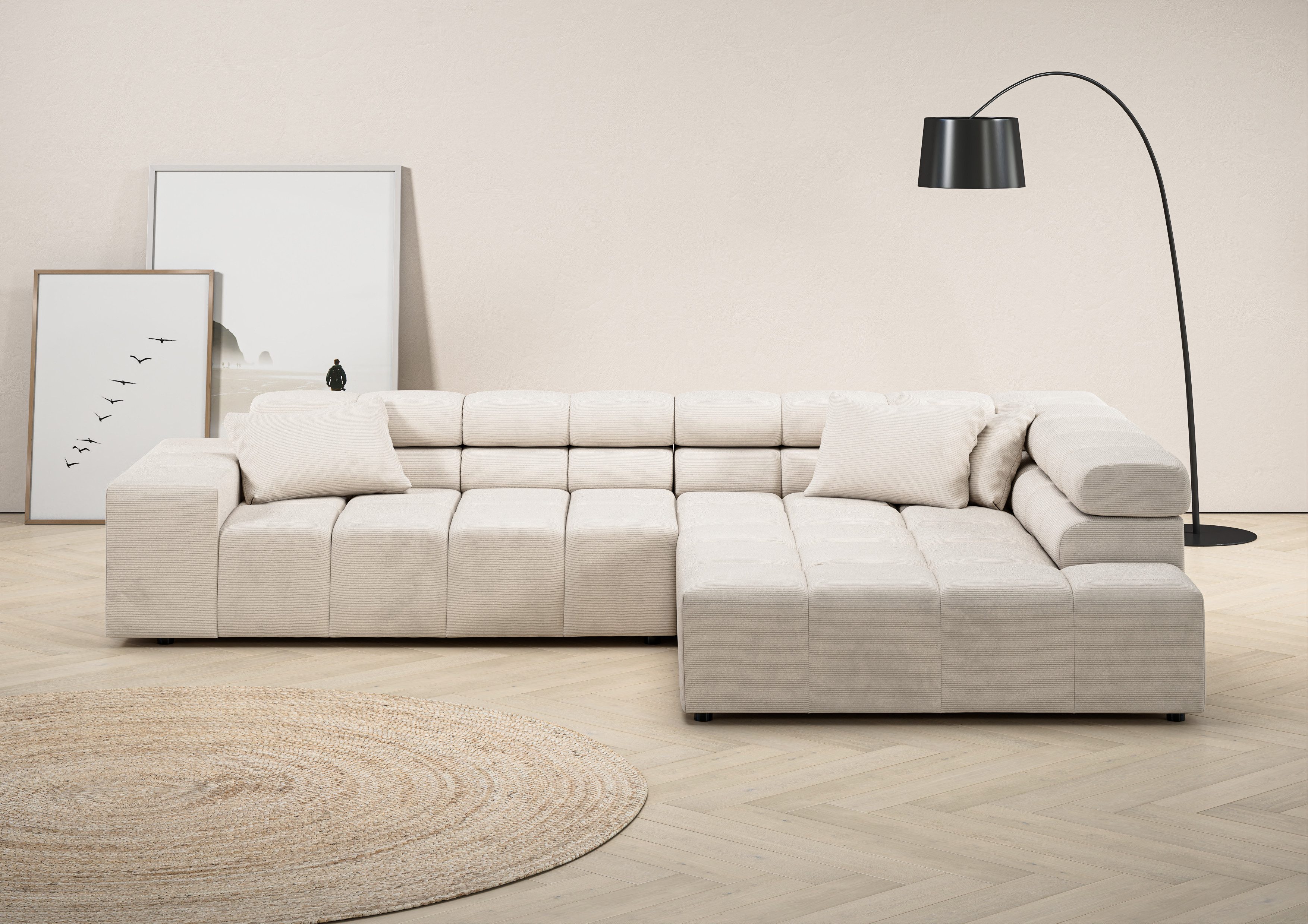 INOSIGN Ecksofa "Ancona incl. Kopfteilverstellung, OTTOs Choice, Breite 319 günstig online kaufen