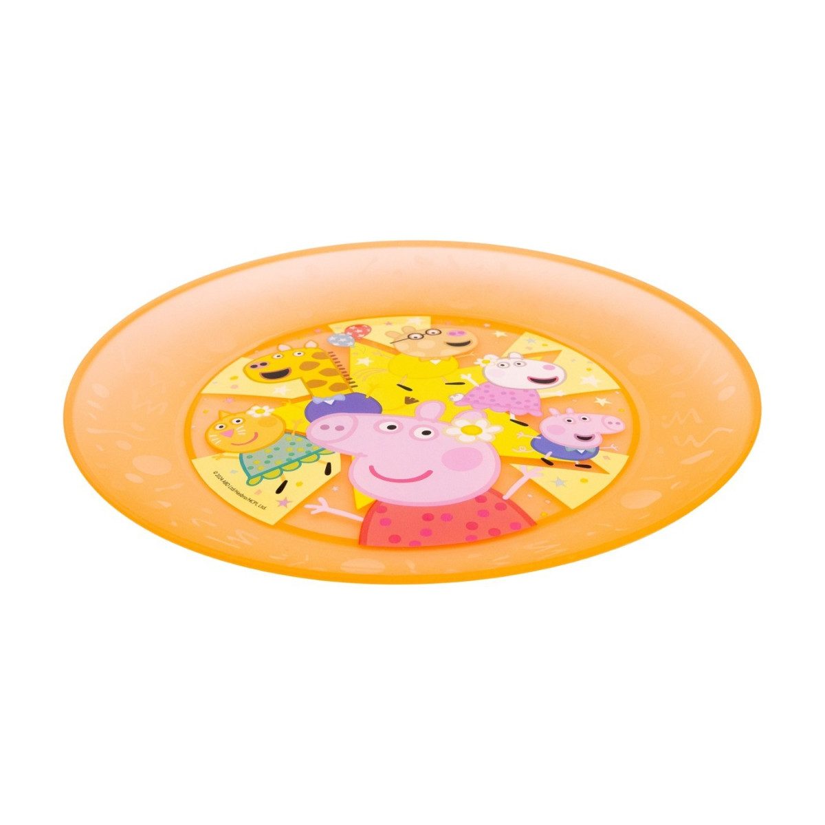Peppa Pig Teller Kinder Teller Set 4 teilig geeignet für Mikrowelle und Spülmaschine, (4 St)