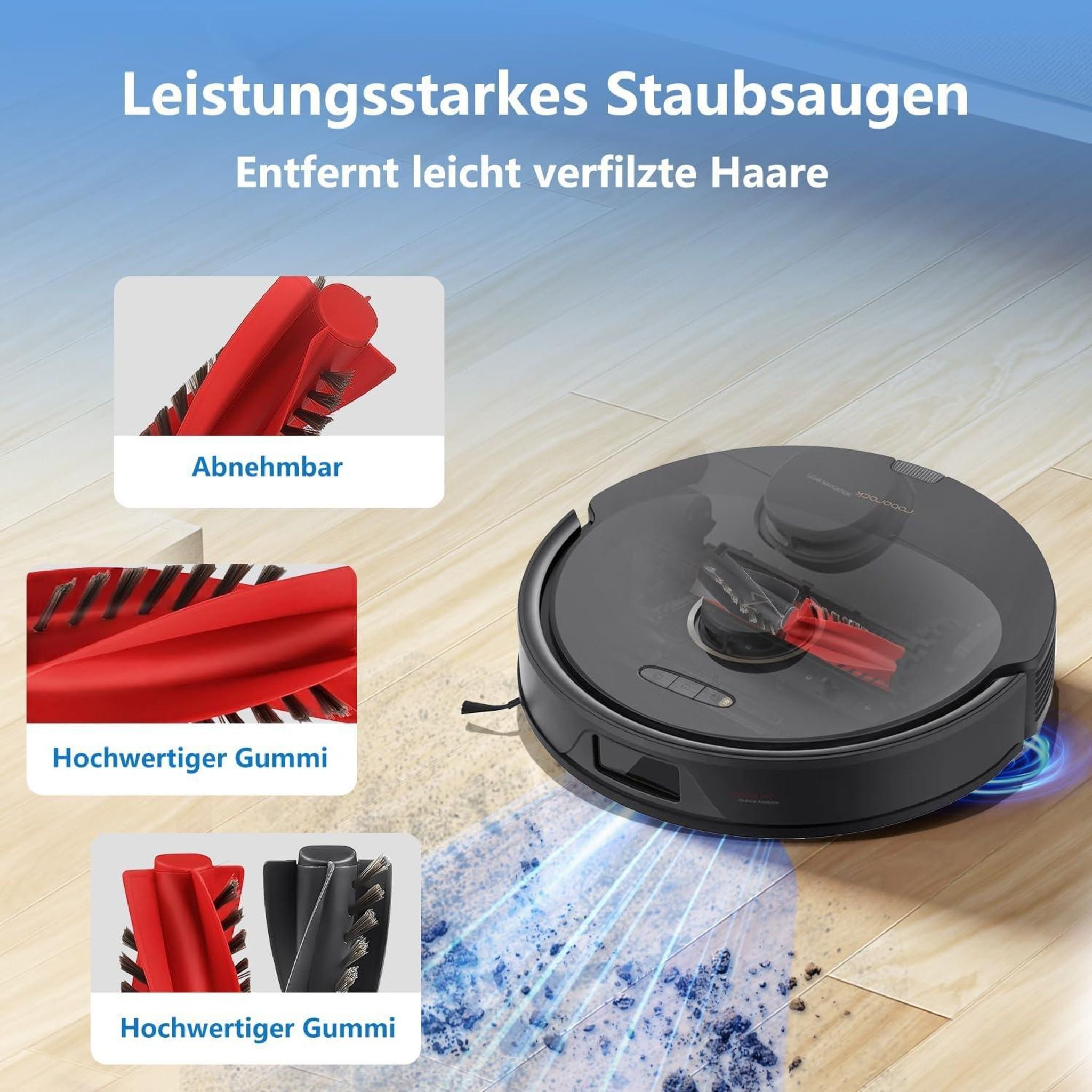 FELIXLEO Sparschäler Umfangreiches 22-Stück Set passend für alle Roborock Qrevo Modelle, (22-tlg) – Bild 3 von 5
