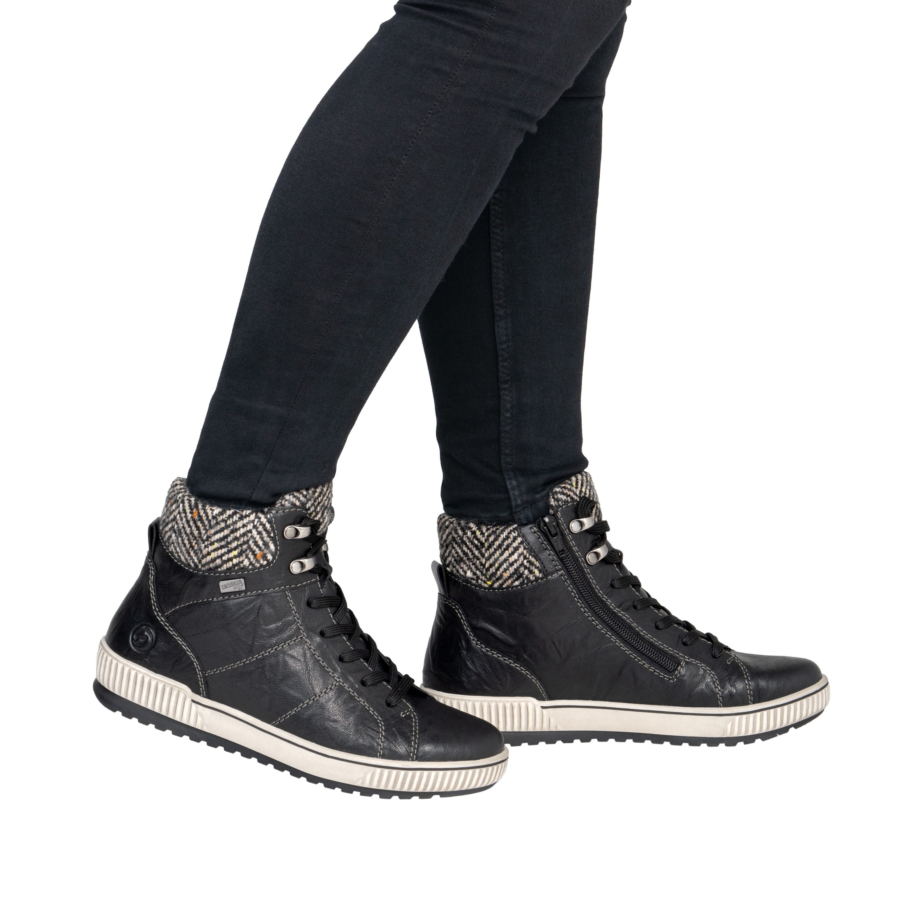 Remonte Winterboots Schnürboots mit wasserabweisender TEX-Membrane, Used-Optik – Bild 2 von 5