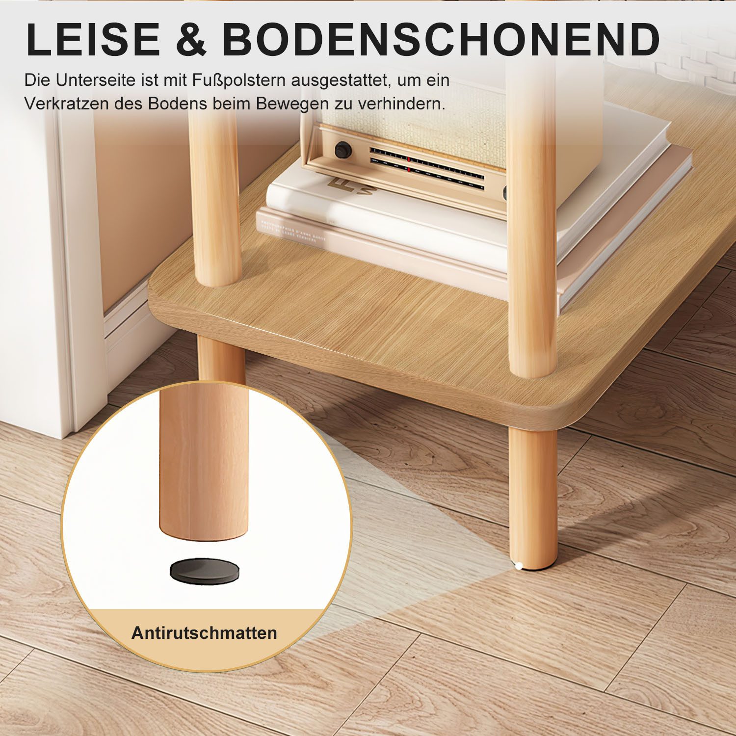 SURFOU Beistelltisch Holz Schmaler Nachttisch mit günstig online kaufen