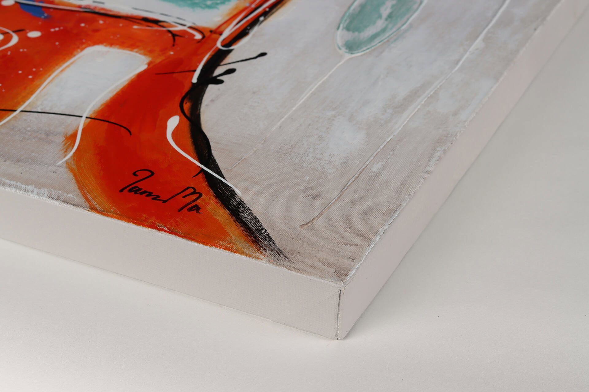 KUNSTLOFT Gemälde Ein Bund fürs Leben 100x75 cm, Leinwandbild 100% HANDGEMALT Wandbild Wohnzimmer