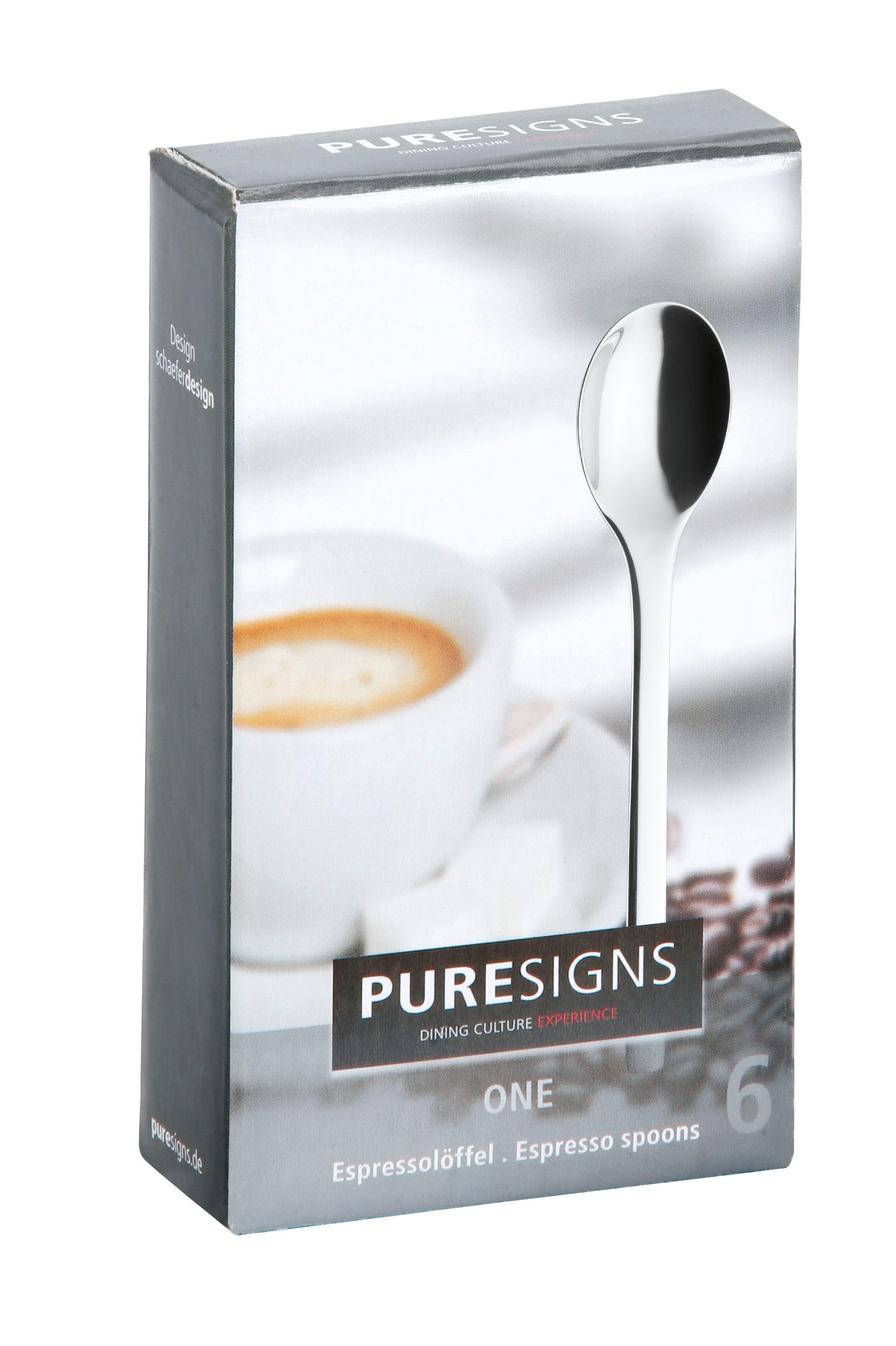PURESIGNS Espressolöffel ONE Extra (6 Stück)