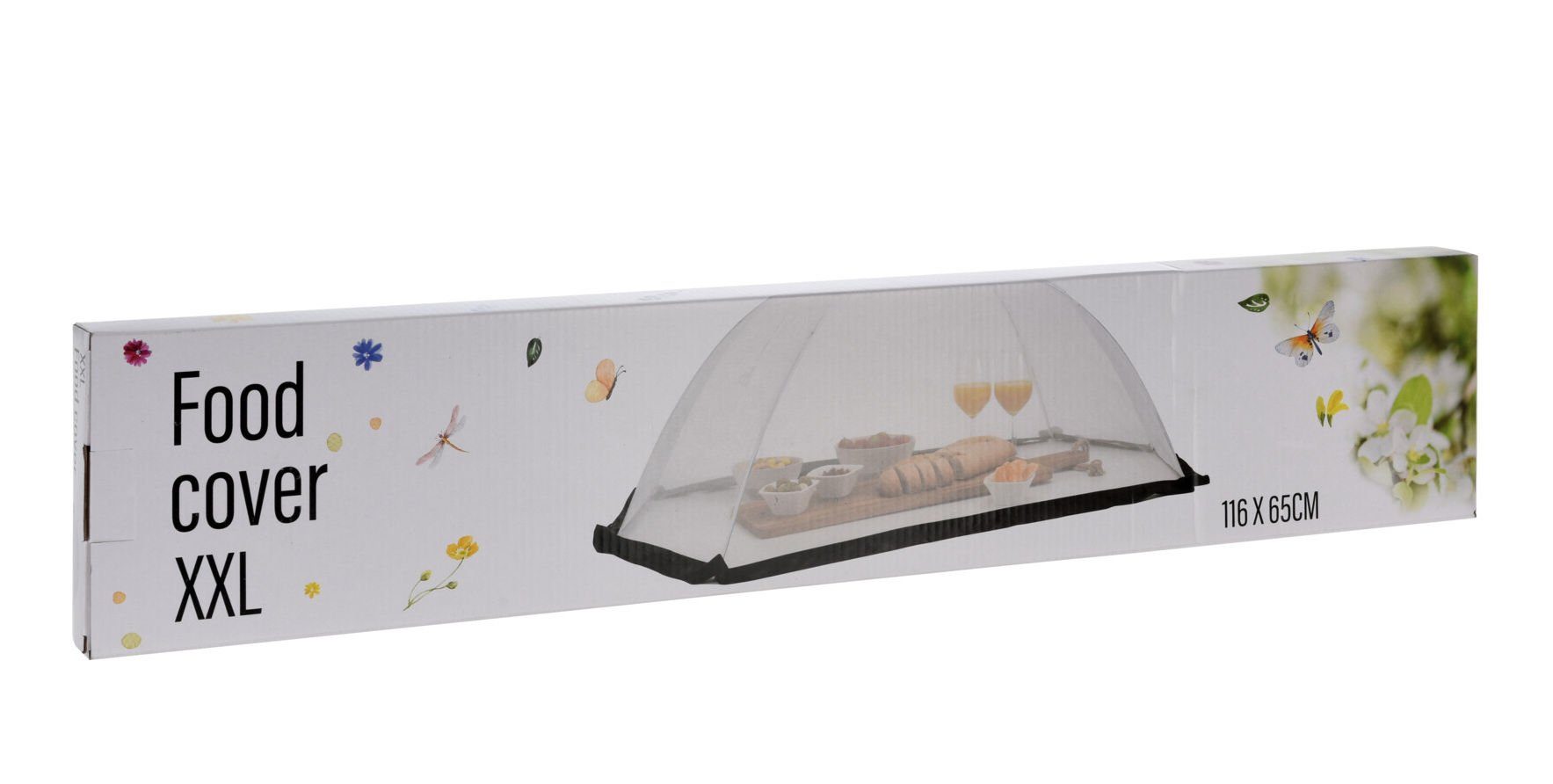 Spetebo Fliegenhaube XXL Insektenschutzhaube Lebensmittel Abdeckung (Stück, 1 St., Abdeckung), - 116 x 65 cm - Fliegenhaube Speisehaube Kuchenabdeckung
