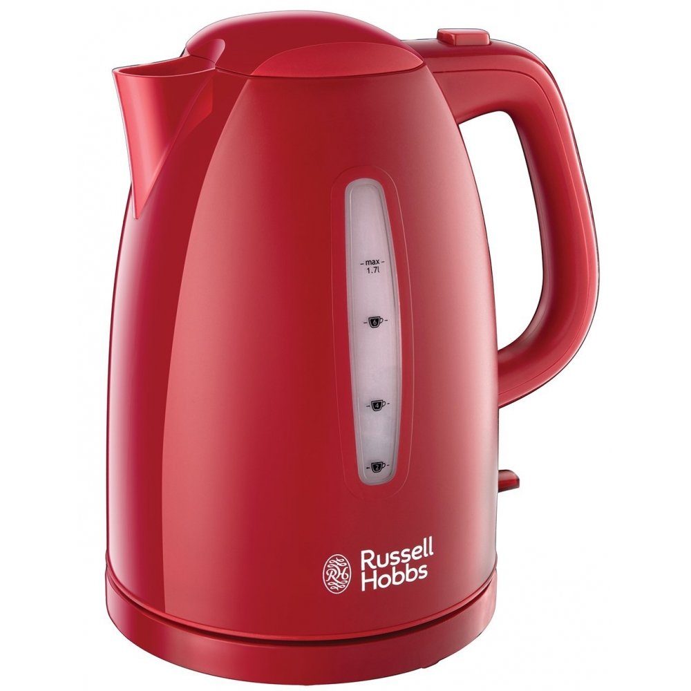 RUSSELL HOBBS Wasserkocher Textures - Wasserkocher - rot, 1,7 l, 2400 W