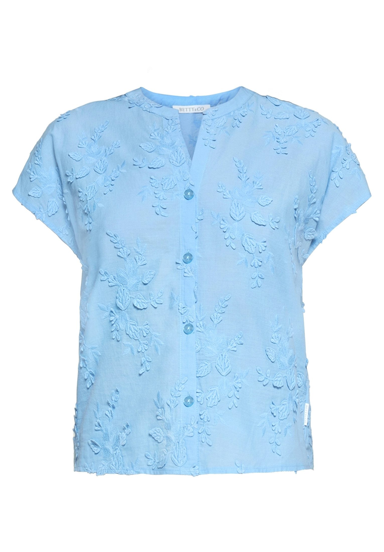 Betty&Co Kurzarmbluse Hemdbluse