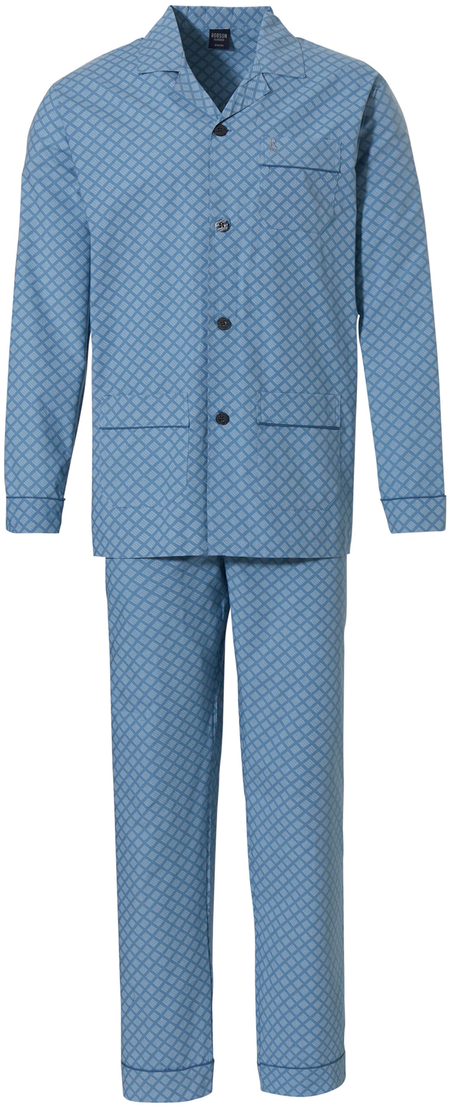 Robson Pyjama Herren Schlafanzug Web Ware günstig online kaufen