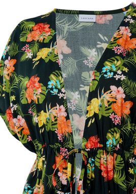 LASCANA Tunika im Kimono-Style, Allover-Print, Blusenkleid, Strandmode