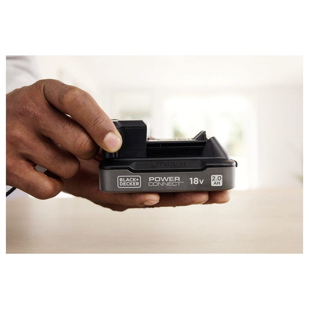 Black + Decker Black & Decker BDL2018S1B-QW Werkzeug-Akku und Ladegerät 18 V 2 Ah L Akku