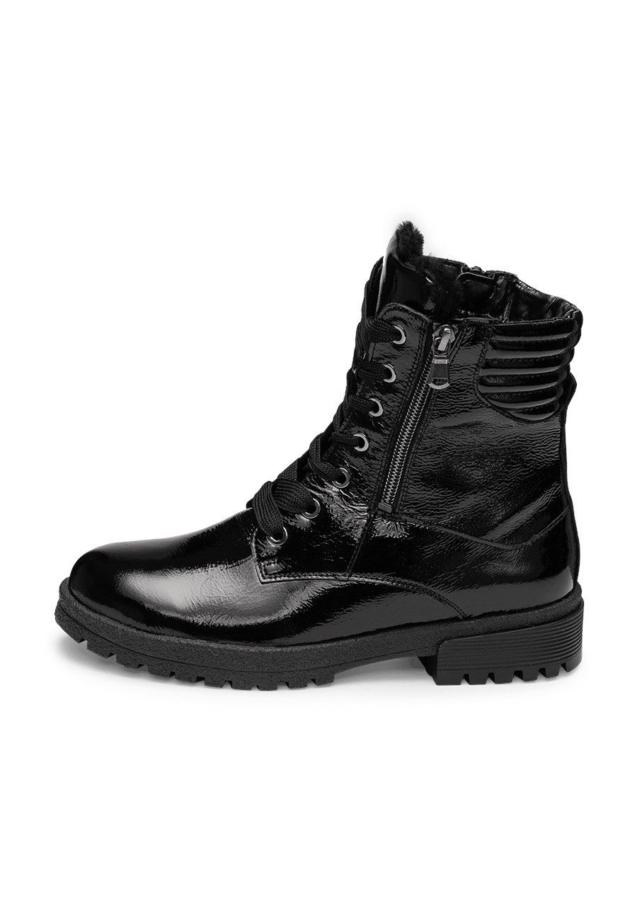 vitaform Damenschuhe Stiefelette Lackleder Stiefelette günstig online kaufen
