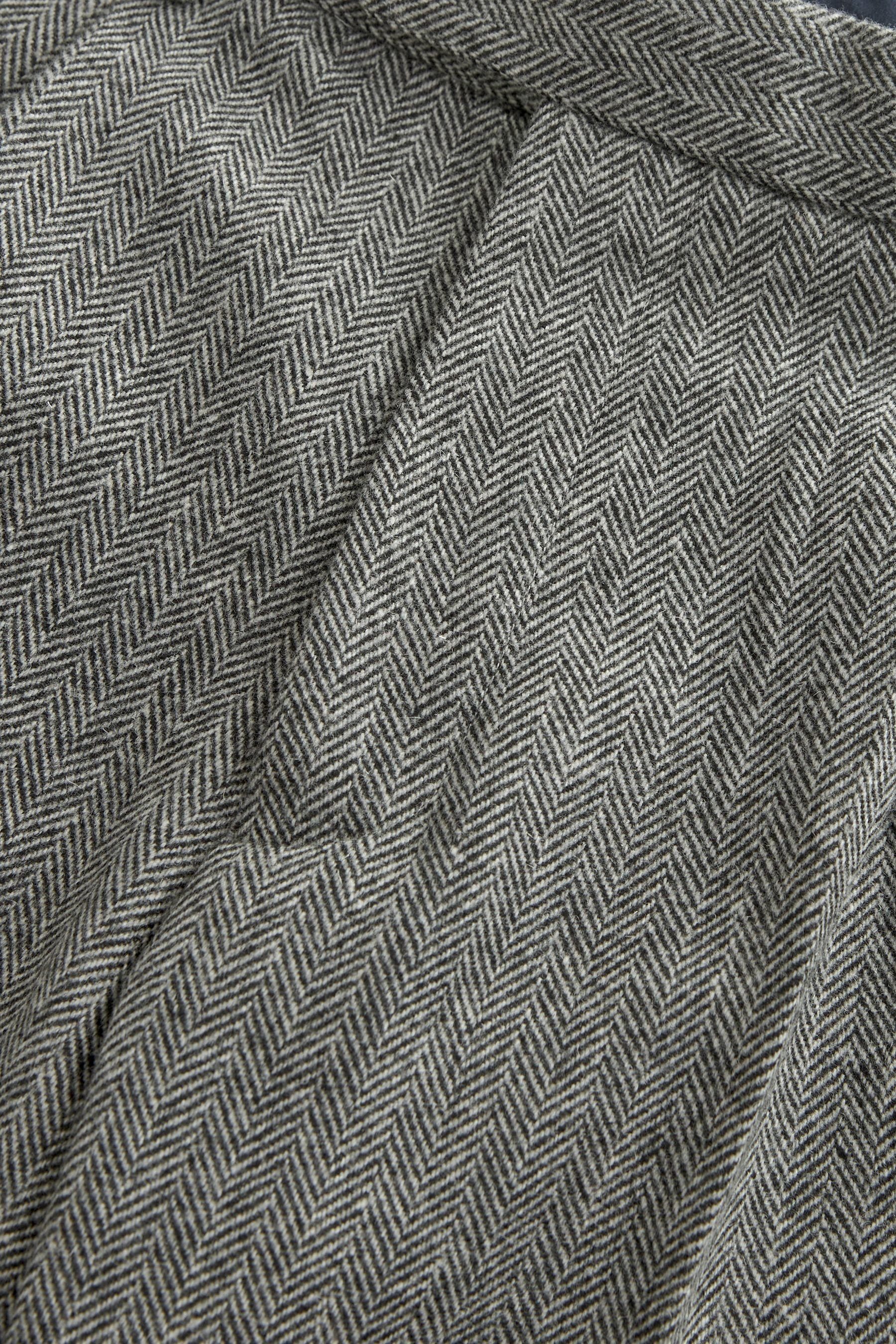 Next Anzughose Nova Hahnentrittmuster: Hose Fides (1-tlg) Anzug Fit Grey Slim
