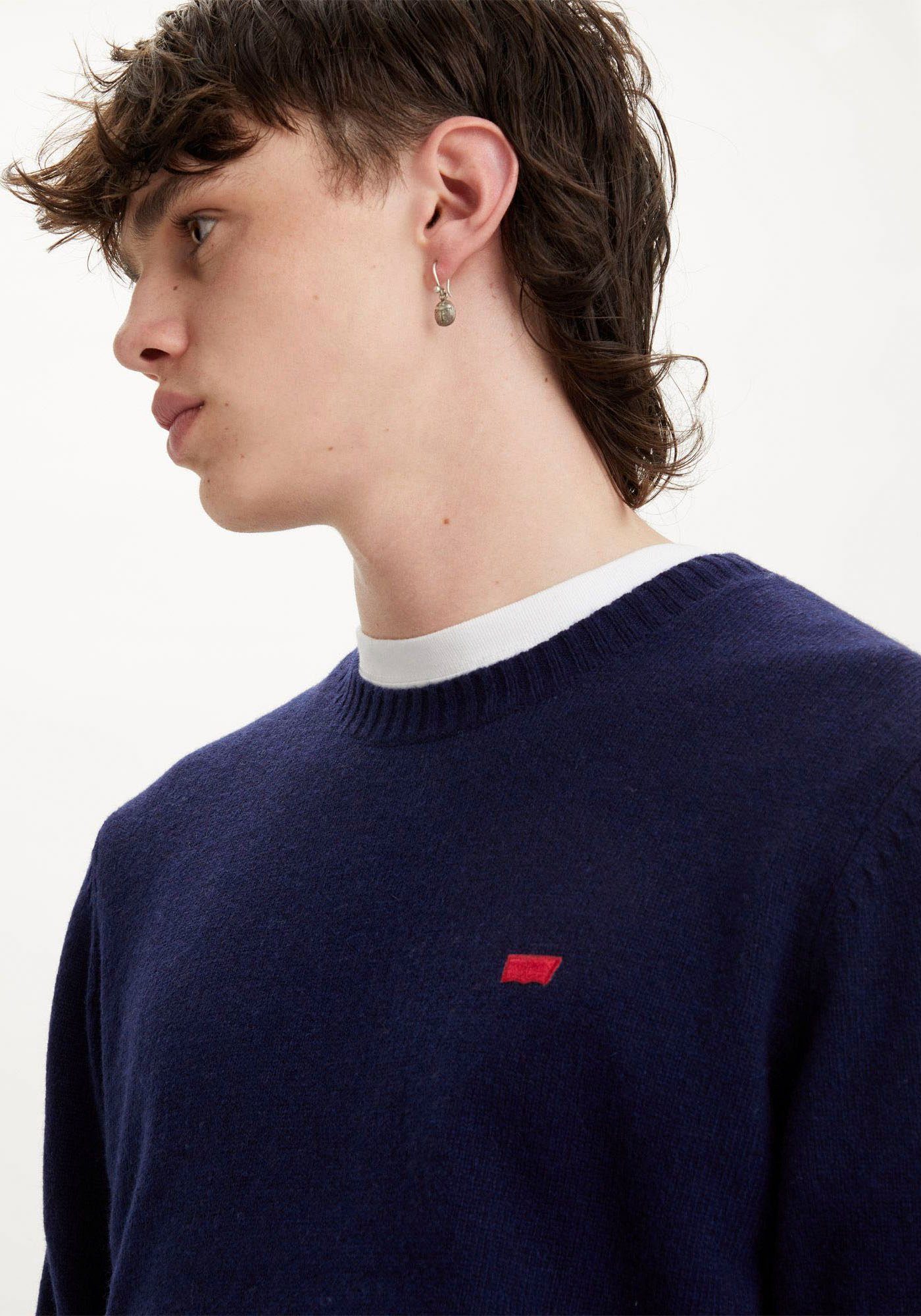 Levi's® Wollpullover ORIGINAL HM SWEATER klassische Rundhalsform