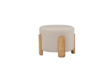 ebuy24 Pouf Coffey Pouf, Hocker Ø52,5cm braun. (1-St)