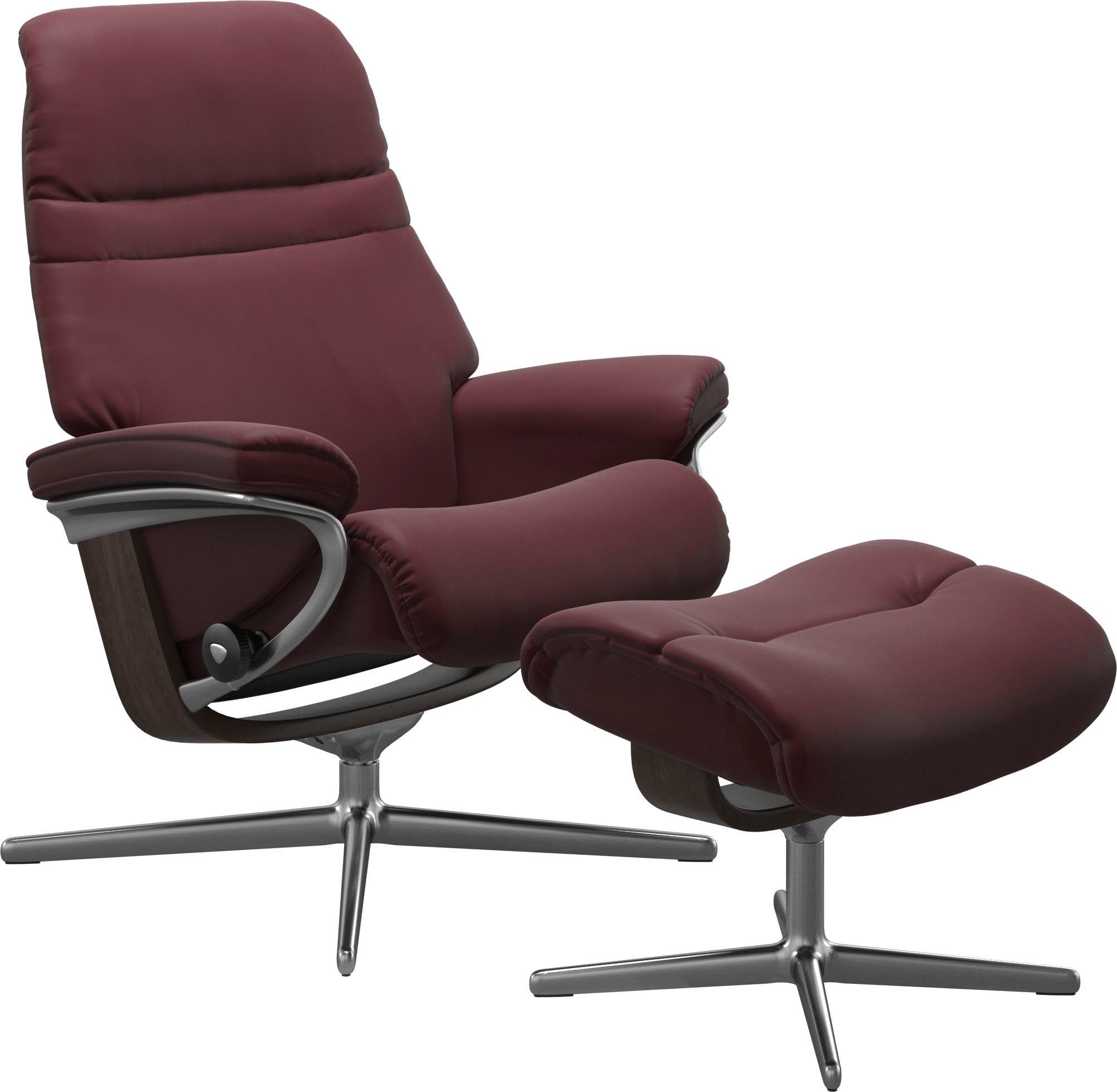 Stressless® Relaxsessel Sunrise, mit Cross Base, Größe S, M & L, Holzakzent Wenge