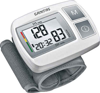 Sanitas Blutdruckmessgerät SBC 23 digitales vollautomatisches Handgelenk Blutdruckmessgerät Puls