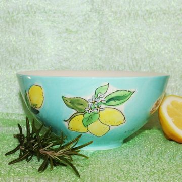 Mila Müslischale Mila Keramik-Schale Tutto Limone, Keramik, (Stück)