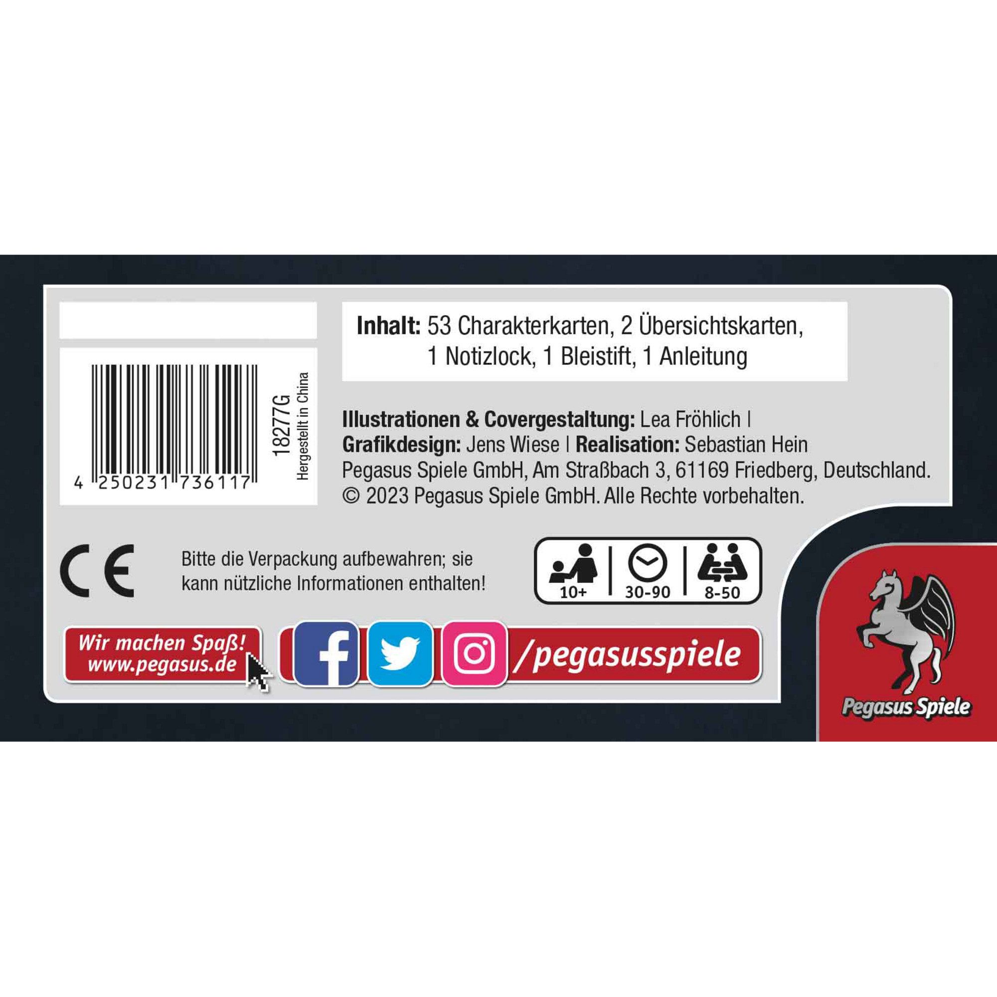 Pegasus Spiel Pegasus Werwölfe Big Box, Kartenspiel