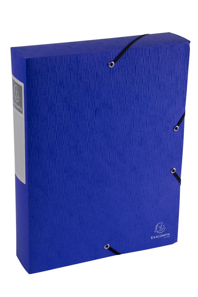 Thumbnail - EXACOMPTA Archivcontainer 10x Archivboxen Rücken 60mm +Etikett Karton 600g/qm A4 sortiert 50910E, Boxen mit Gummizug