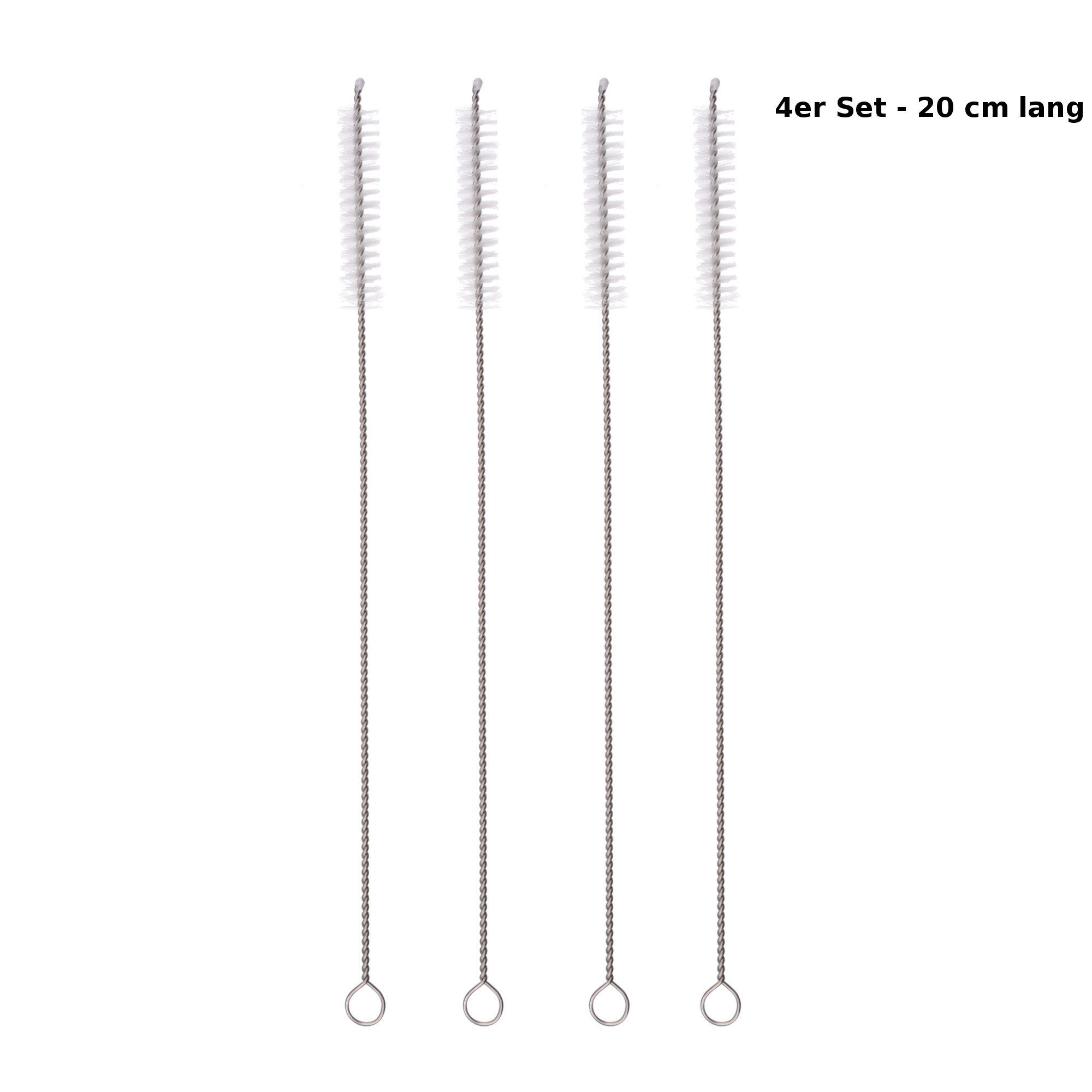 GRÄWE Reinigungsbürste GRÄWE Trinkhalm-Bürsten 4er Set, 20 cm lang – Bild 4 von 4