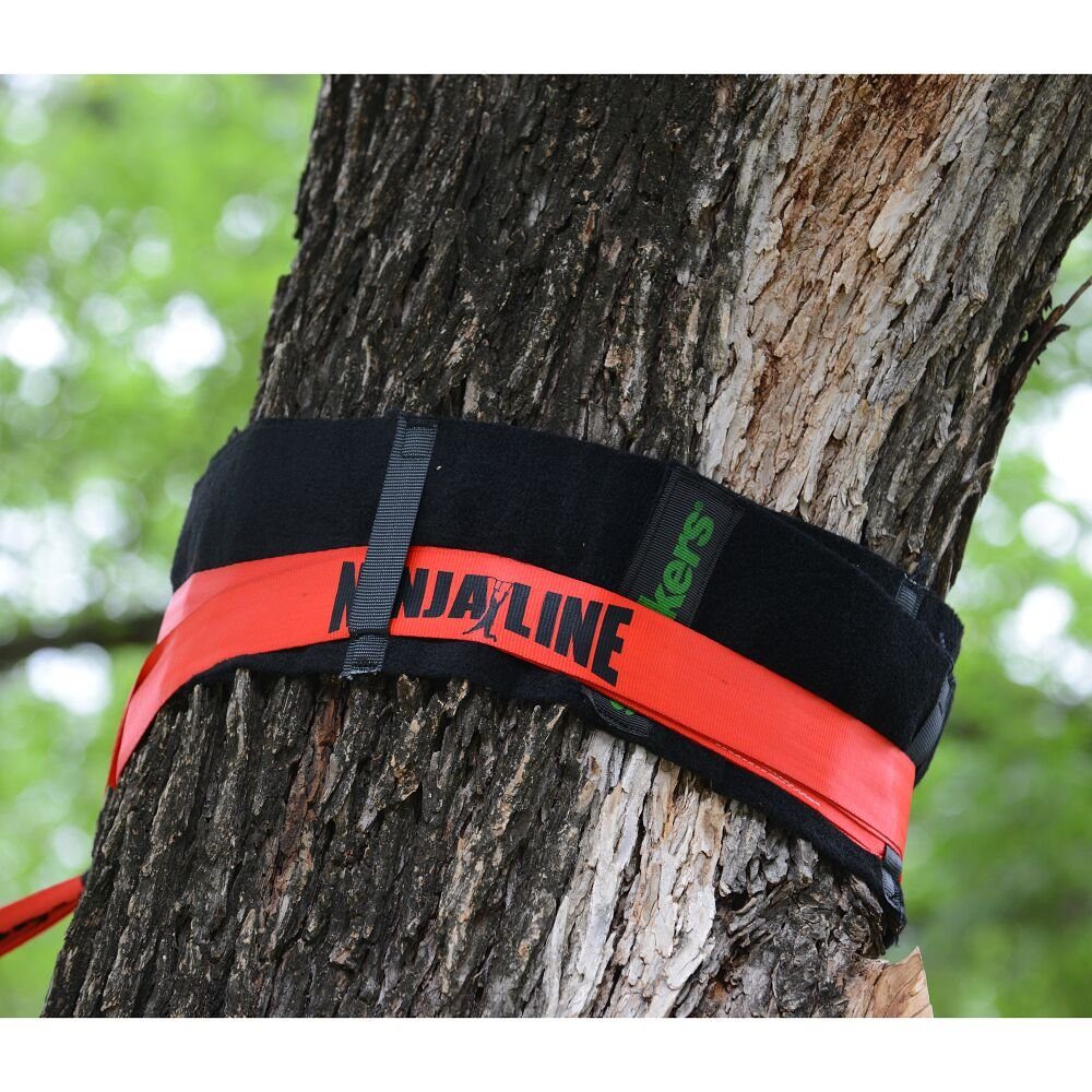 Baumschutz-Set Slacklines, Seilrutschen Slackers Tree XXL, Ninja Für und Slacklines Slackline Huggerz