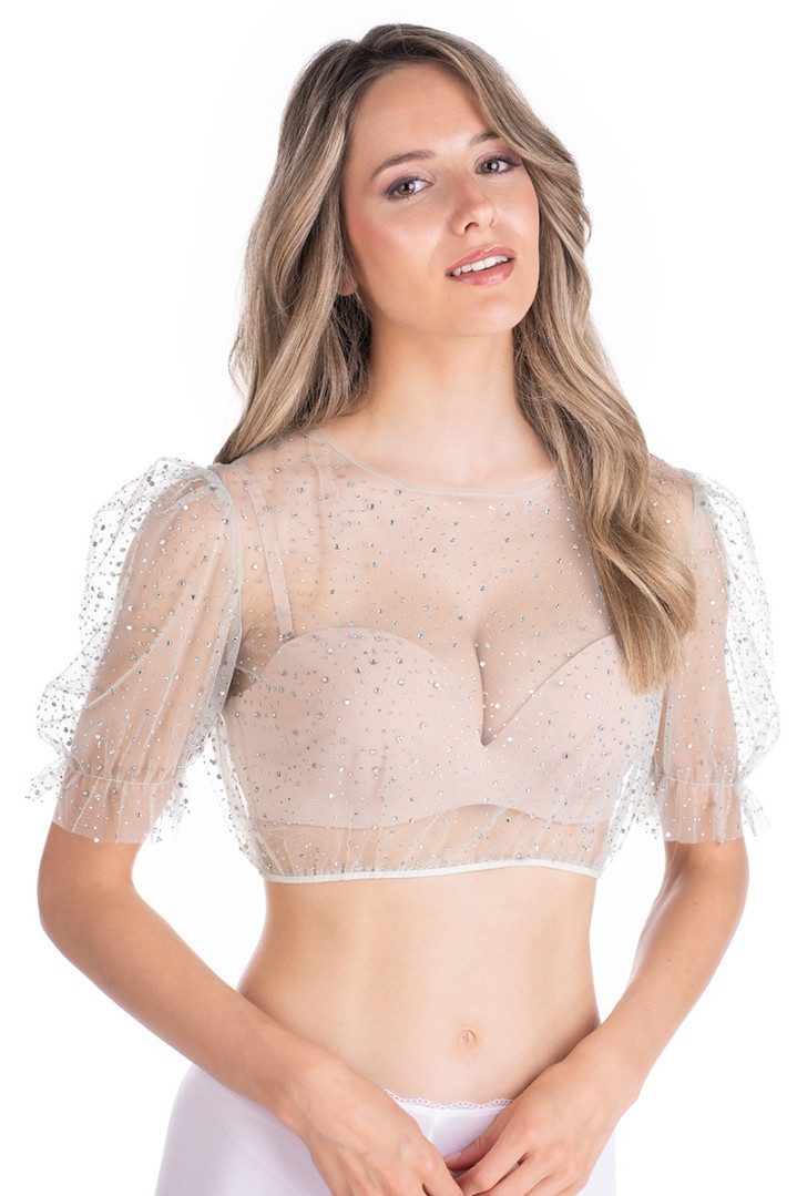 Alpenfee Tracht Dirndlbluse Dirndlbluse - LOTTI - schilf