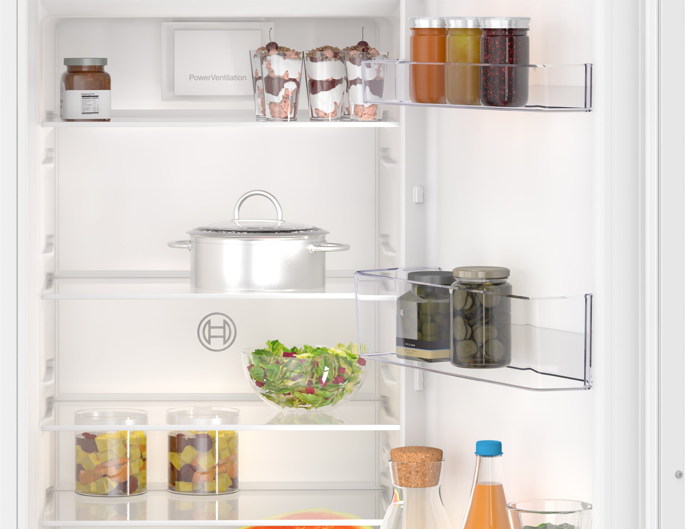 BOSCH Einbaukühlschrank Serie 2 KIL82NSE0, 177,2 cm hoch, 54,1 cm breit, Multi Box XXL: extragroße Schublade für Obst und Gemüse – Bild 5 von 5