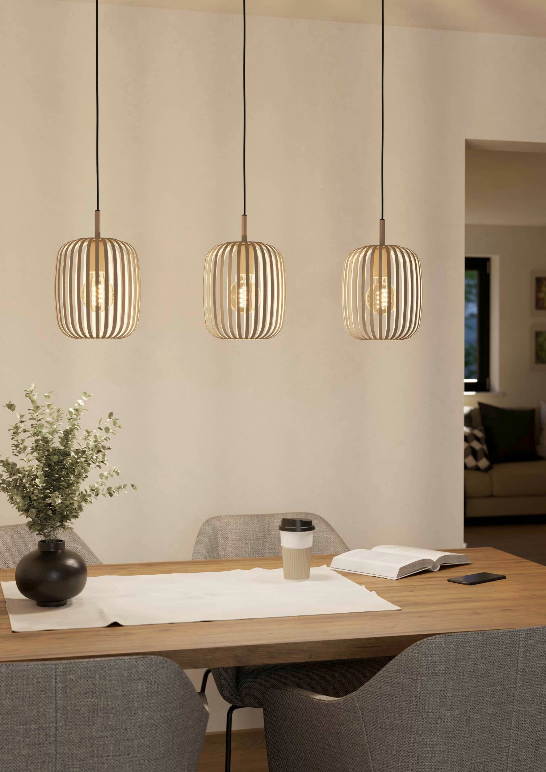 EGLO Pendelleuchte Hängeleuchte ROMAZZINA, exkl. E27, Stahl, Pendellampe, o günstig online kaufen