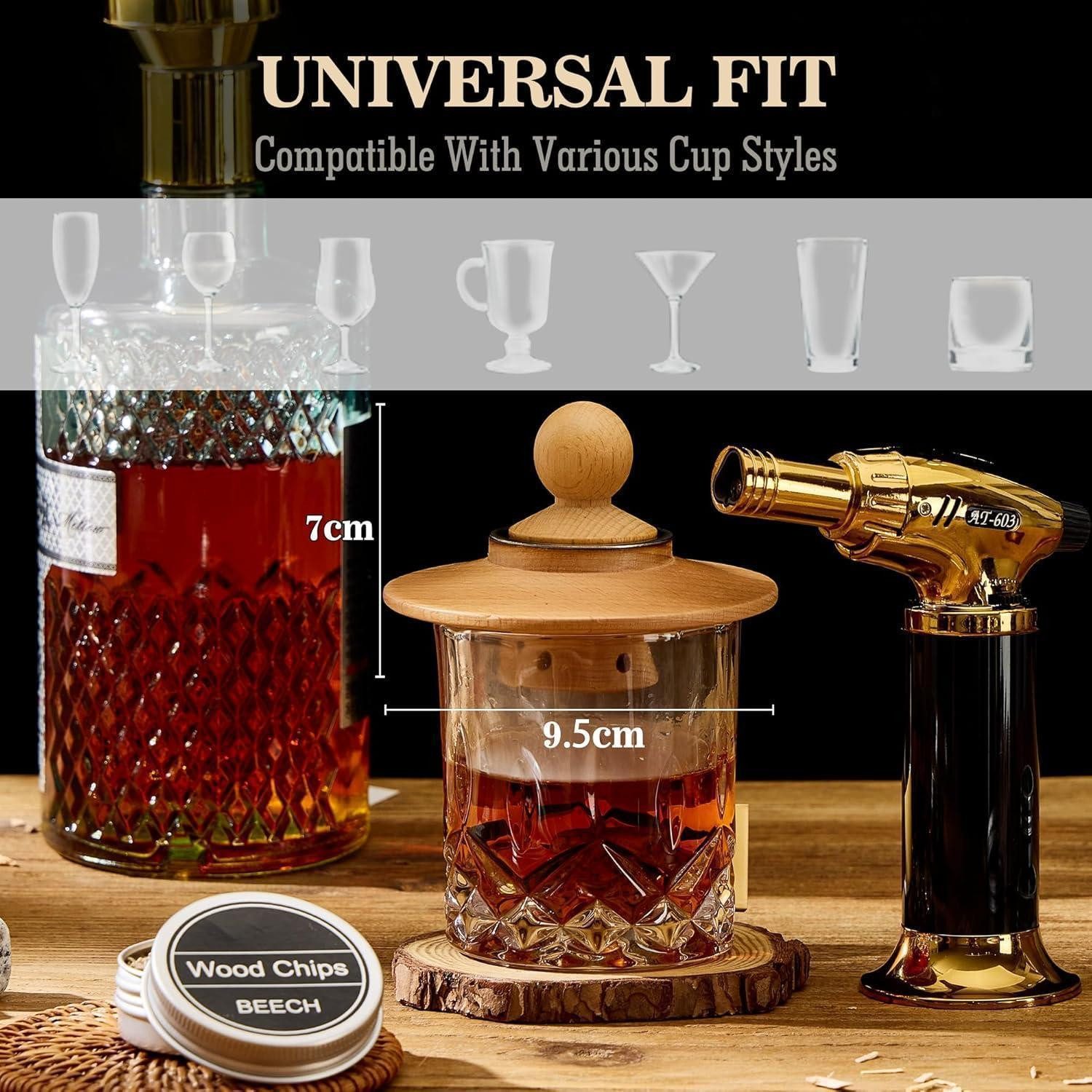 LuxusKollektion Cocktail-Set Whisky Smoker Set m. 4 Granitsteinen – Bild 5 von 5