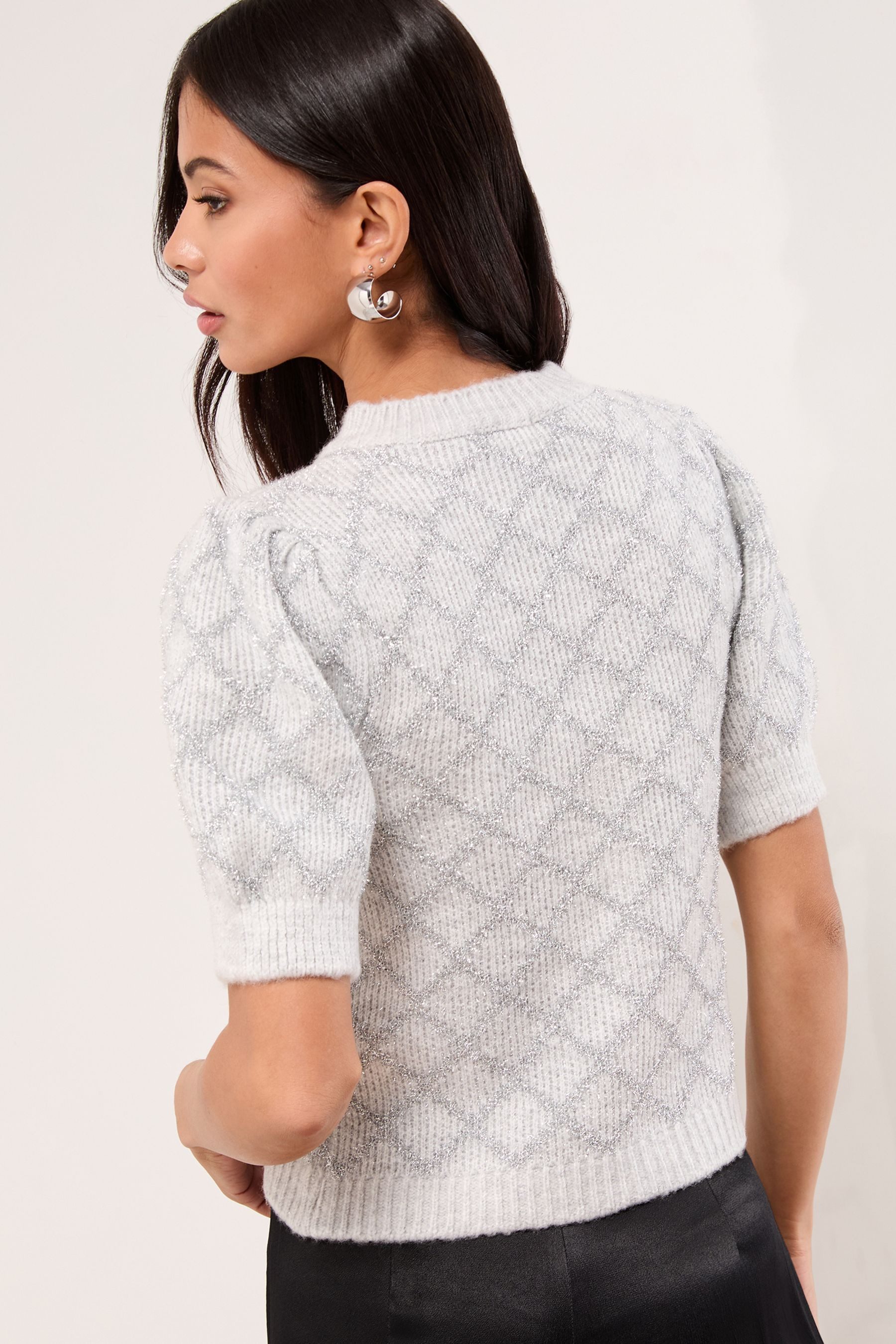 LIPSY Strickjacke Lipsy Kurzärmlige Strickjacke, Regular (1-tlg) günstig online kaufen