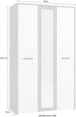 INOSIGN Kleiderschrank Varadero mit 1 Spiegeltür, in den Breiten 119 und 157cm