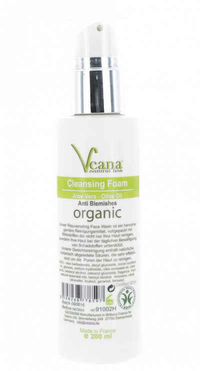 Veana Gesichtsreinigungsgel Cure Vegetale Reinigungs-Schaum (200ml) bei Rosacea, Couperose, Akne