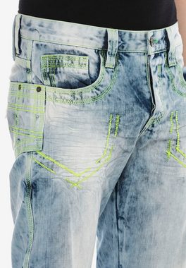 Cipo & Baxx Bequeme Jeans mit heller Waschung
