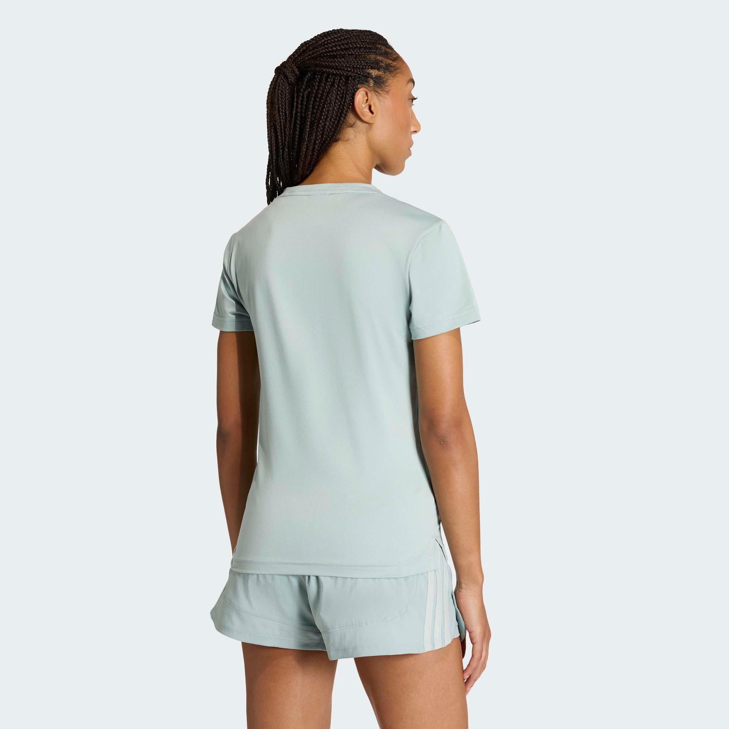 adidas Performance T-Shirt ADIDAS WORKOUT ESSENTIALS MIT V-AUSSCHNITT mit V-Ausschnitt, ohne Verschluss