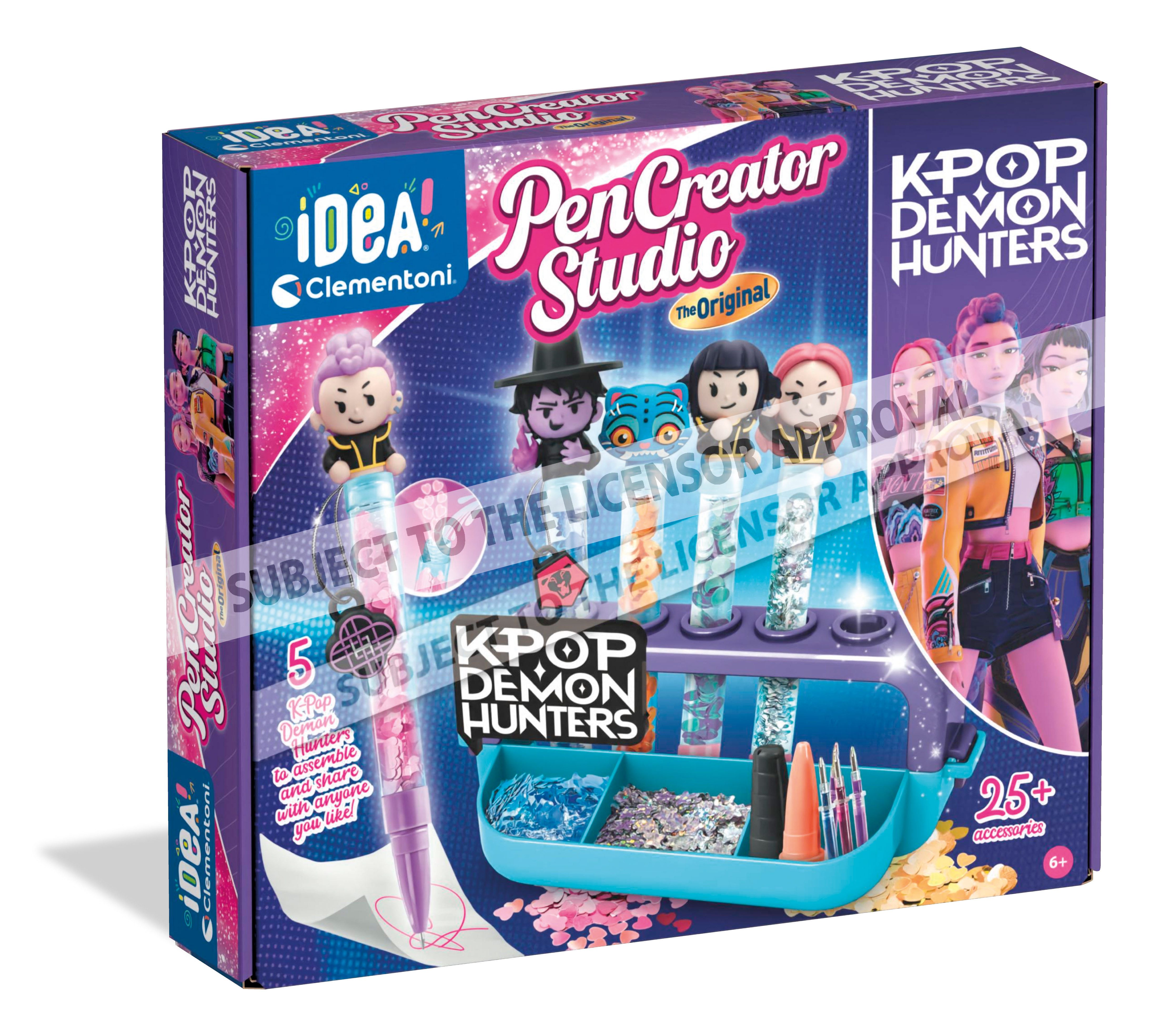 Clementoni® Kreativset Idea, Mein Stift-Atelier - KPop Demon Hunters