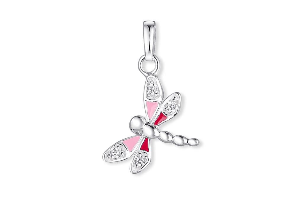 Silberkettenstore Kettenanhänger Anhänger Libelle - 925 Silber