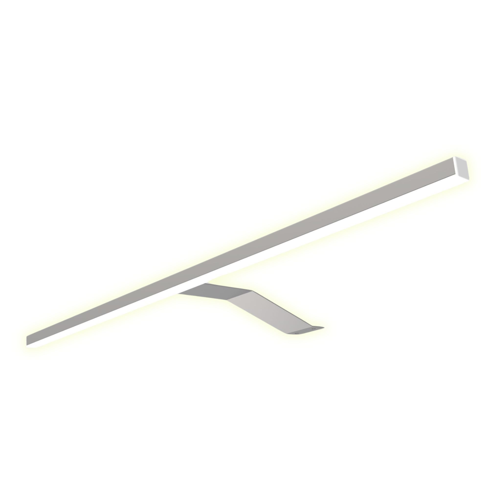 kalb Aufbauleuchte LED Aufbauleuchte Edelstahl warm neutral für Schranklicht Beleuchtung, 1er Set warmweiß, warmweiß