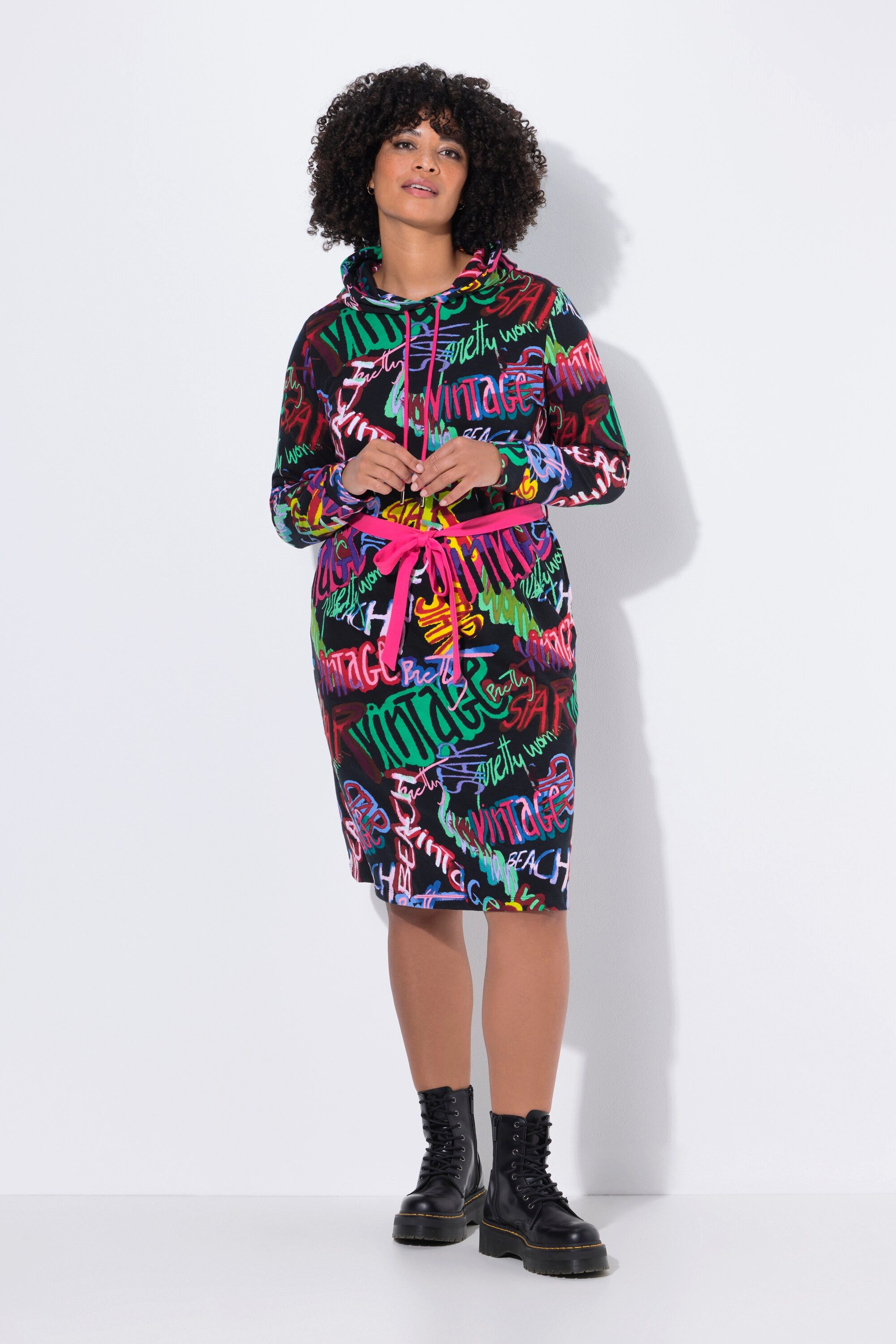 Angel of Style Jerseykleid Sweatkleid Komfort Fit farbiges Muster günstig online kaufen